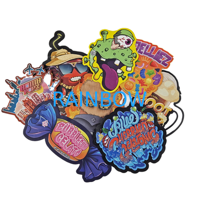Desain Kustom 3.5g 7g 14g 28g Die Cut bags Ziplock Berbentuk Khusus Childproof Custom Shape Mylar Snack Bag Packaging