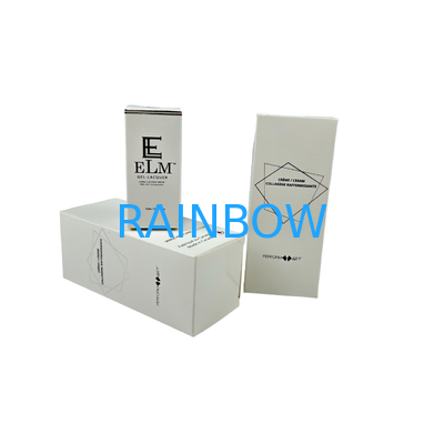 Custom White Cardboard 350g Box Pengemasan Untuk Kosmetik Dengan Gravure Printing