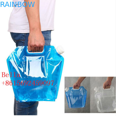 4L / 5L Spout Pouch Kemasan High Barrier Moisture Proof Dengan Big Cap Handle