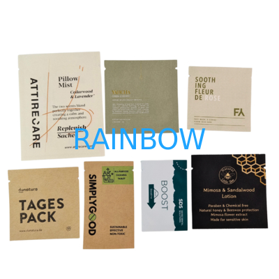 Aluminium Foil Packaging Bag Heat Seal Cosmetic Lotion Shampoo Mini Skin Care Sampel Sachet