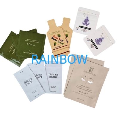 Sampel Kemasan Sachet Sampo Losion Kosmetik Perawatan Kulit Mini Sample Bag Kemasan Plastik Krim Masker Lembar Sampel Kantong