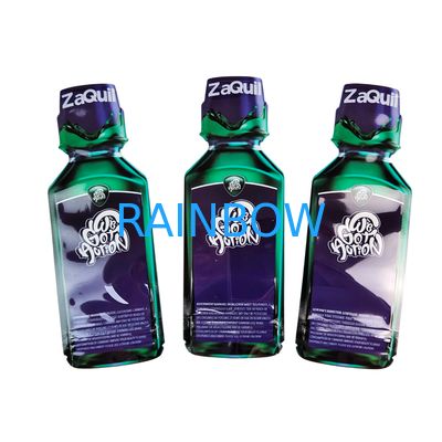 Kantong Mylar Potongan Mati Eksotis 3.5g 1lb Holografik Food Grade Permen Aroma Bentuk Khusus Tahan Anak Kantong Ziplock Mylar