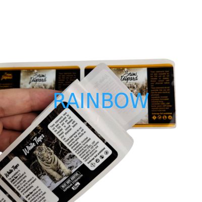 Stiker Vinyl Perekat PVC Kertas PVC Tahan Air UV Hologram Cetak Label Gulungan Perekat Mandiri Label Kemasan