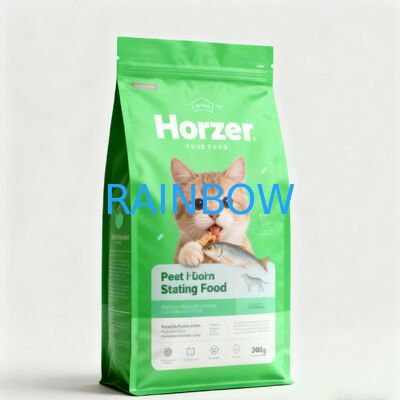 Customized 1KG 2KG 5KG 10KG 20KG 50-200microns Pet Food Pouch Stand-Up Zipper Bag for Dog and Cat Food Packaging