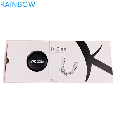 Factory Custom Size Biodegradable Folders Kraft Paper Empty Teeth Aligner Cases Watch Jewelry Gift Magnetic Box with Embossing