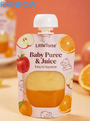 Tas Spout Custom 30ml Untuk Puree Yogurt Buah Baby Juice Baby Makanan Komplementer Bentuk Spout Bag Plastik Bag