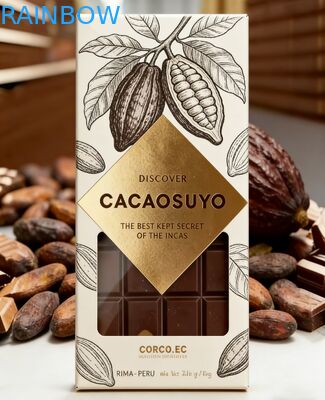 Custom Kraft Paper Box Printed Biodegradable Food Grade Paperboard Chocolate Bar Packaging Box Clear Window Empty Gift Boxes (Kotak Kertas Kraft yang Disesuaikan)